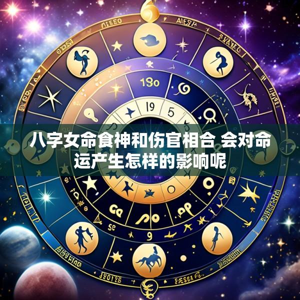 八字女命食神和伤官相合 会对命运产生怎样的影响呢