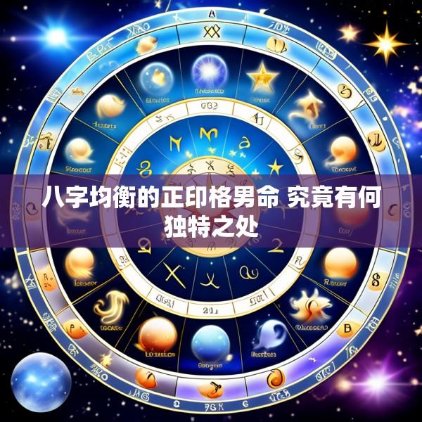 八字均衡的正印格男命 究竟有何独特之处