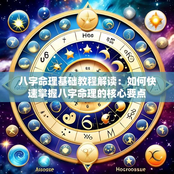 八字命理基础教程解读：如何快速掌握八字命理的核心要点