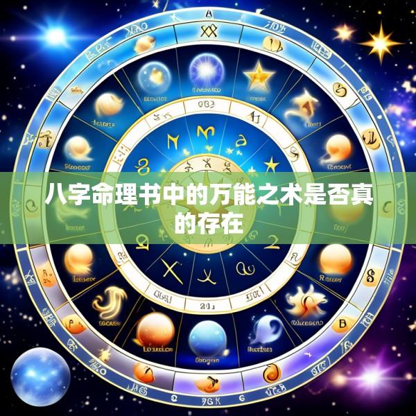 八字命理书中的万能之术是否真的存在