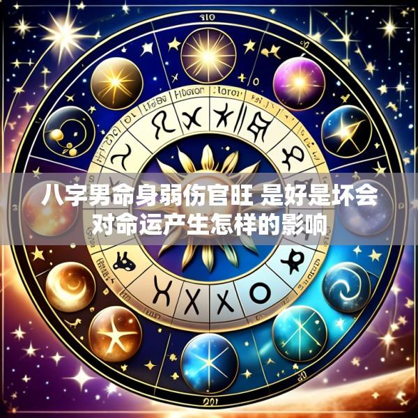 八字男命身弱伤官旺 是好是坏会对命运产生怎样的影响