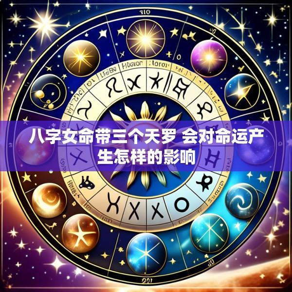 八字女命带三个天罗 会对命运产生怎样的影响
