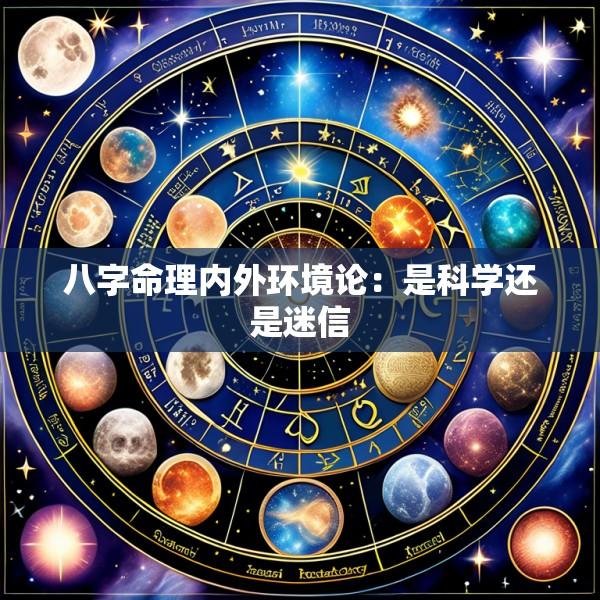 八字命理内外环境论：是科学还是迷信