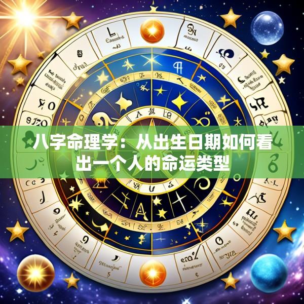 八字命理学：从出生日期如何看出一个人的命运类型