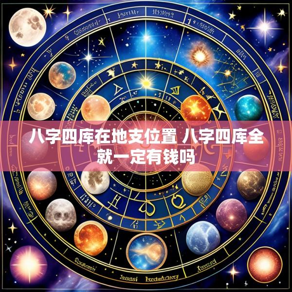 八字四库在地支位置 八字四库全就一定有钱吗
