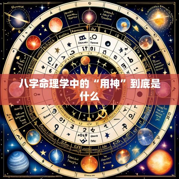 八字命理学中的“用神”到底是什么