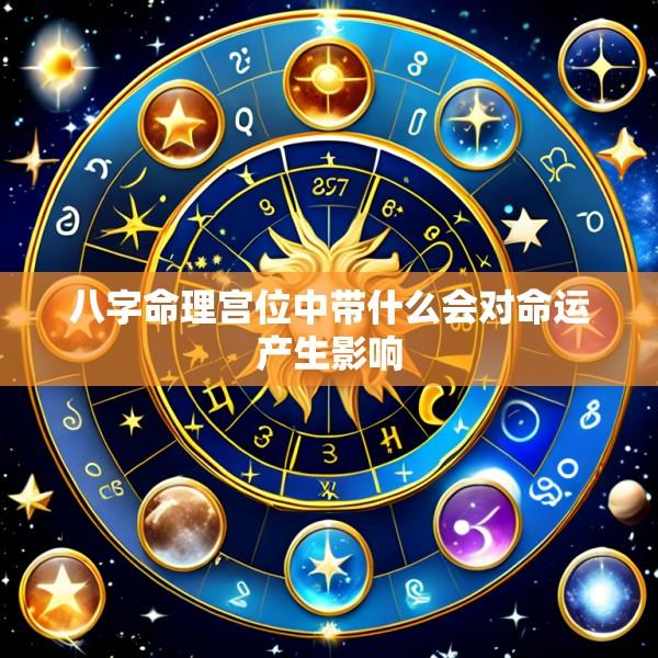八字命理宫位中带什么会对命运产生影响