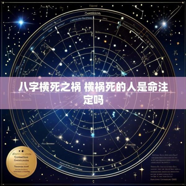 八字横死之祸 横祸死的人是命注定吗