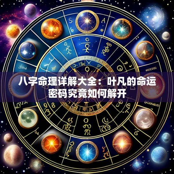八字命理详解大全：叶凡的命运密码究竟如何解开