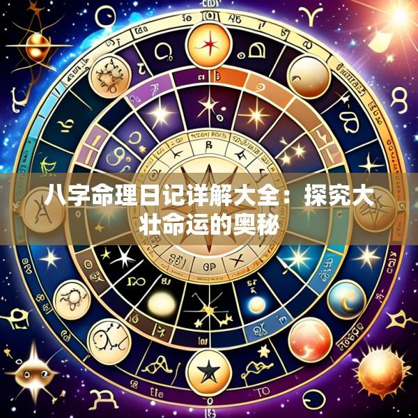 八字命理日记详解大全：探究大壮命运的奥秘