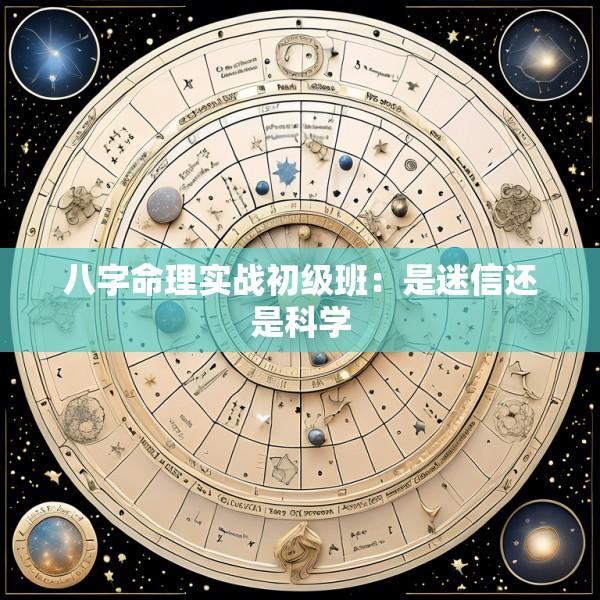八字命理实战初级班：是迷信还是科学