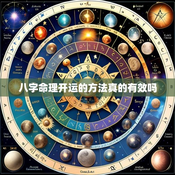 八字命理开运的方法真的有效吗