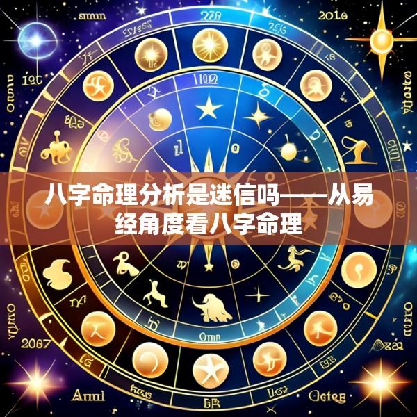 八字命理分析是迷信吗——从易经角度看八字命理