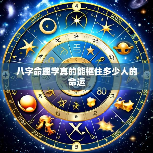 八字命理学真的能框住多少人的命运