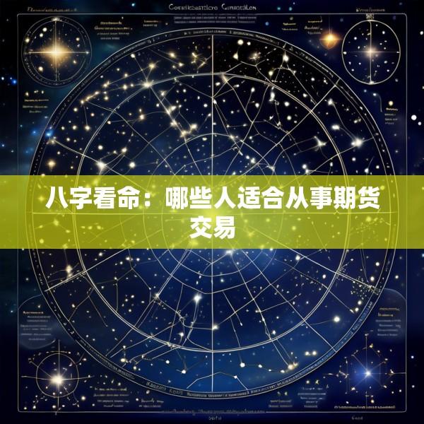 八字看命：哪些人适合从事期货交易