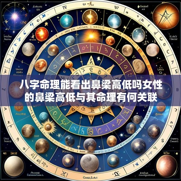 八字命理能看出鼻梁高低吗女性的鼻梁高低与其命理有何关联