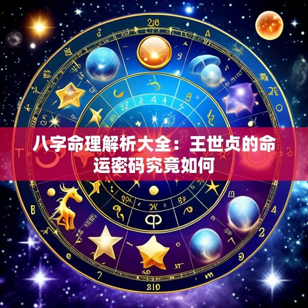 八字命理解析大全：王世贞的命运密码究竟如何