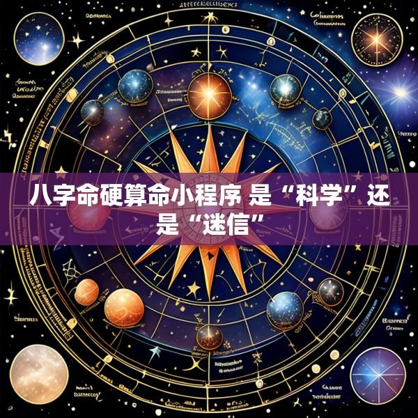 八字命硬算命小程序 是“科学”还是“迷信”