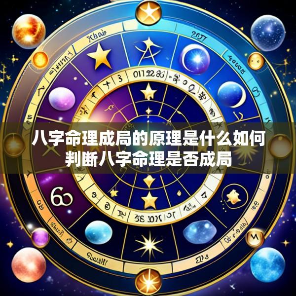 八字命理成局的原理是什么如何判断八字命理是否成局