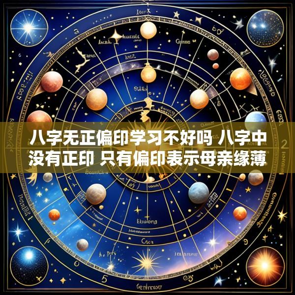 八字无正偏印学习不好吗 八字中没有正印 只有偏印表示母亲缘薄