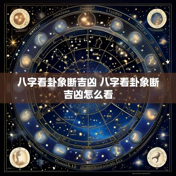八字看卦象断吉凶 八字看卦象断吉凶怎么看
