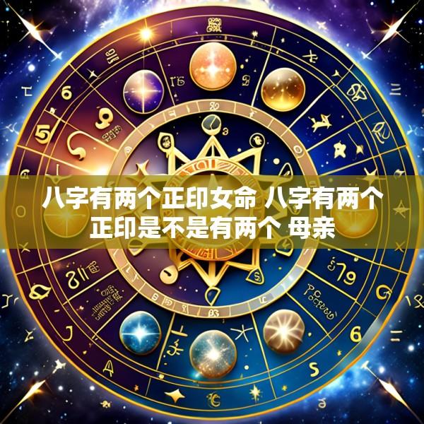 八字有两个正印女命 八字有两个正印是不是有两个 母亲