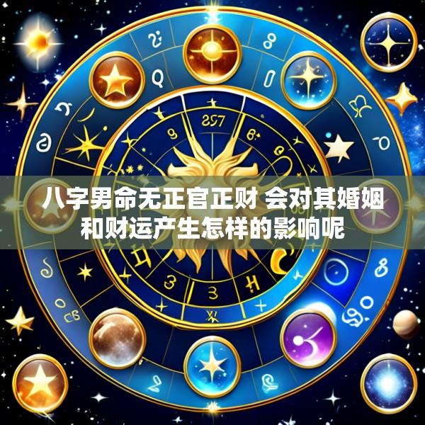 八字男命无正官正财 会对其婚姻和财运产生怎样的影响呢