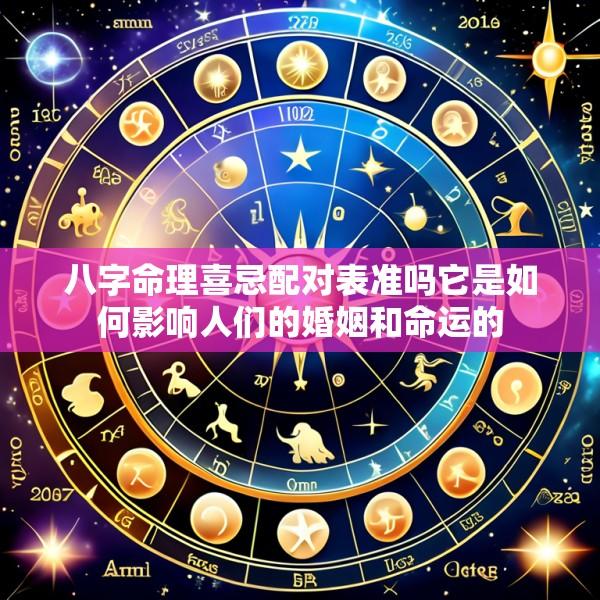 八字命理喜忌配对表准吗它是如何影响人们的婚姻和命运的