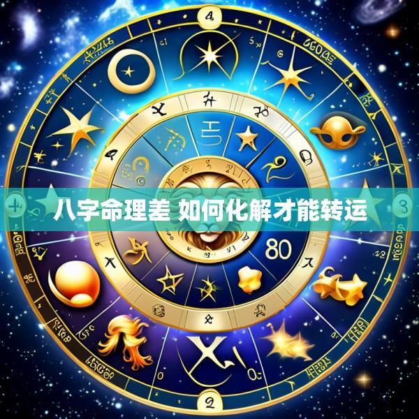 八字命理差 如何化解才能转运