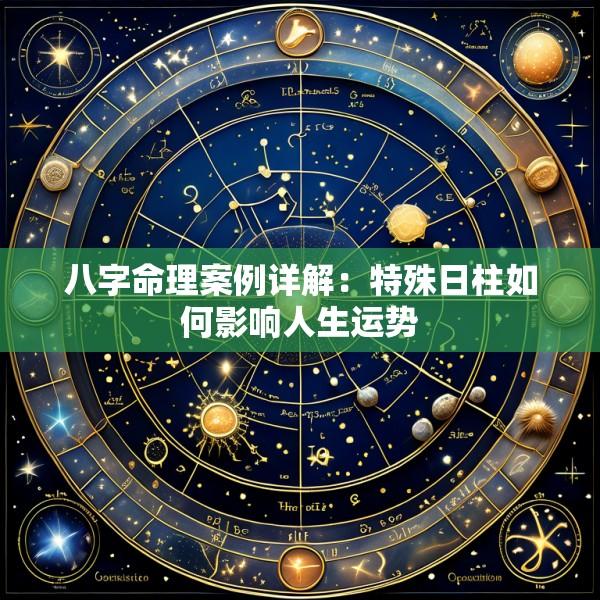 八字命理案例详解：特殊日柱如何影响人生运势