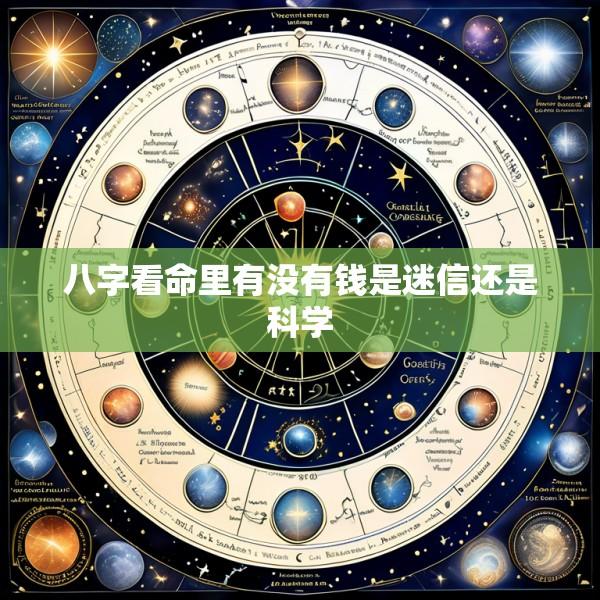 八字看命里有没有钱是迷信还是科学