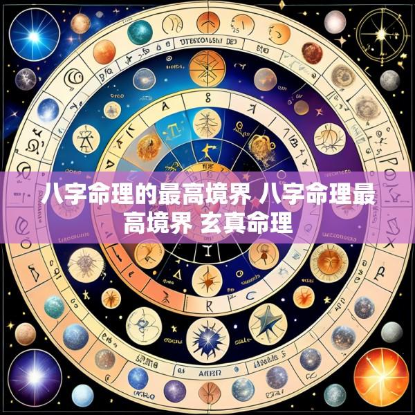 八字命理的最高境界 八字命理最高境界 玄真命理