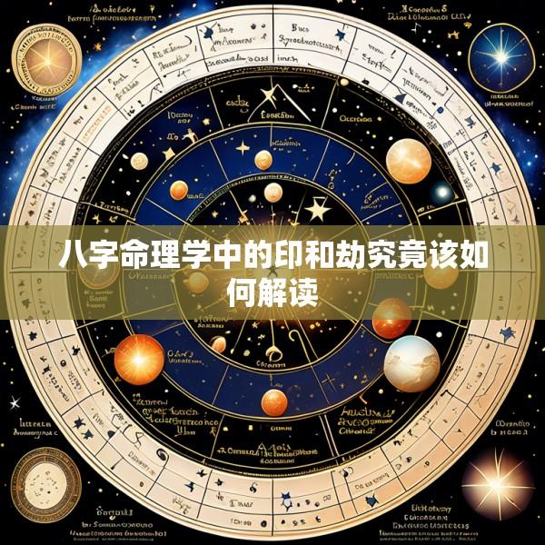 八字命理学中的印和劫究竟该如何解读