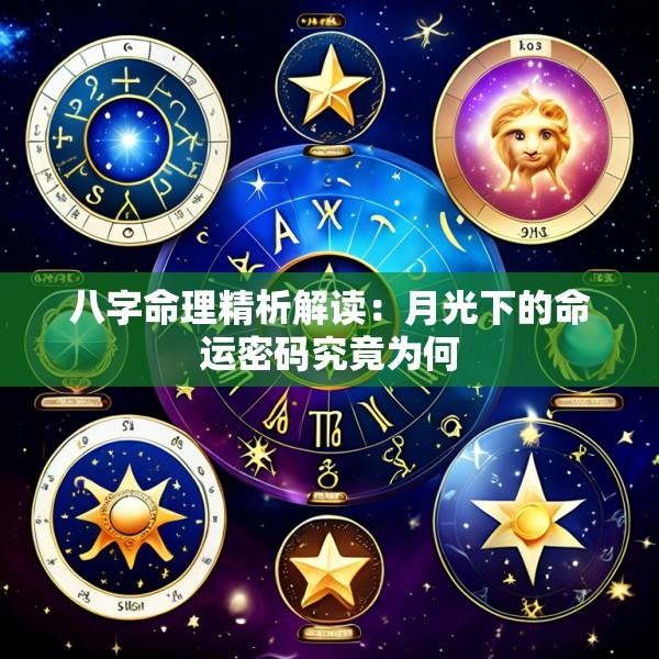 八字命理精析解读：月光下的命运密码究竟为何