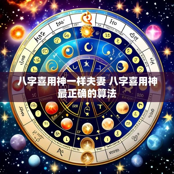 八字喜用神一样夫妻 八字喜用神最正确的算法