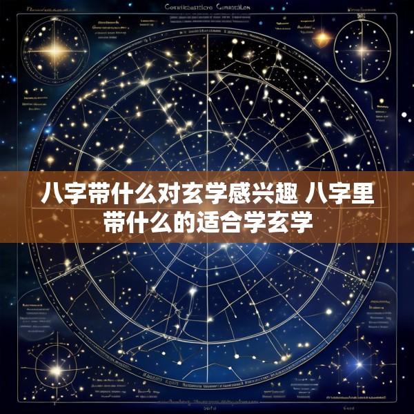 八字带什么对玄学感兴趣 八字里带什么的适合学玄学