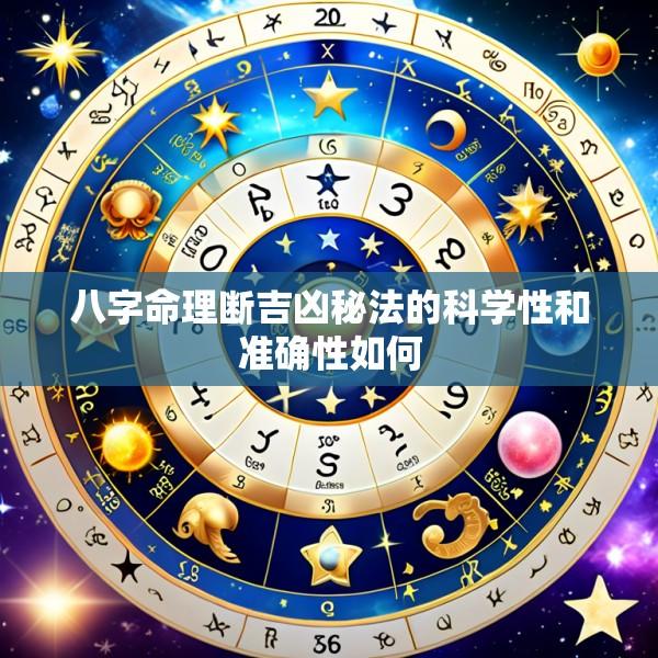 八字命理断吉凶秘法的科学性和准确性如何