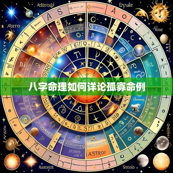八字命理如何详论孤寡命例