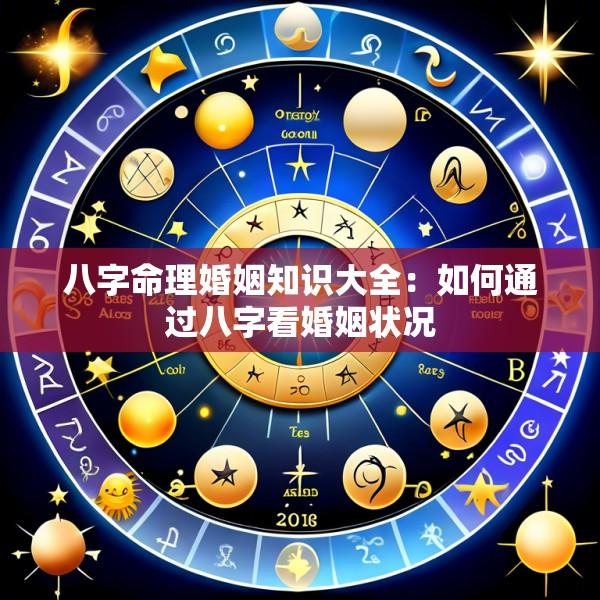 八字命理婚姻知识大全：如何通过八字看婚姻状况