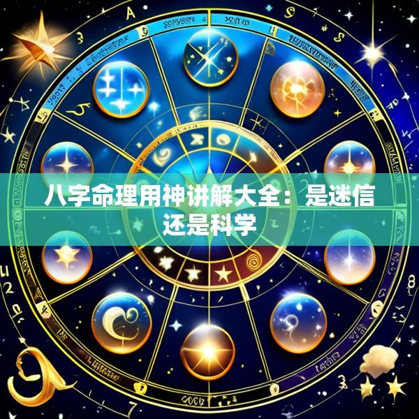 八字命理用神讲解大全：是迷信还是科学