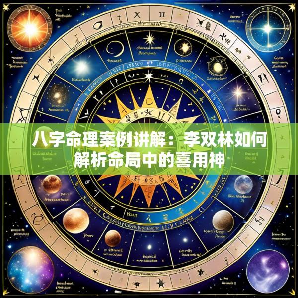 八字命理案例讲解：李双林如何解析命局中的喜用神