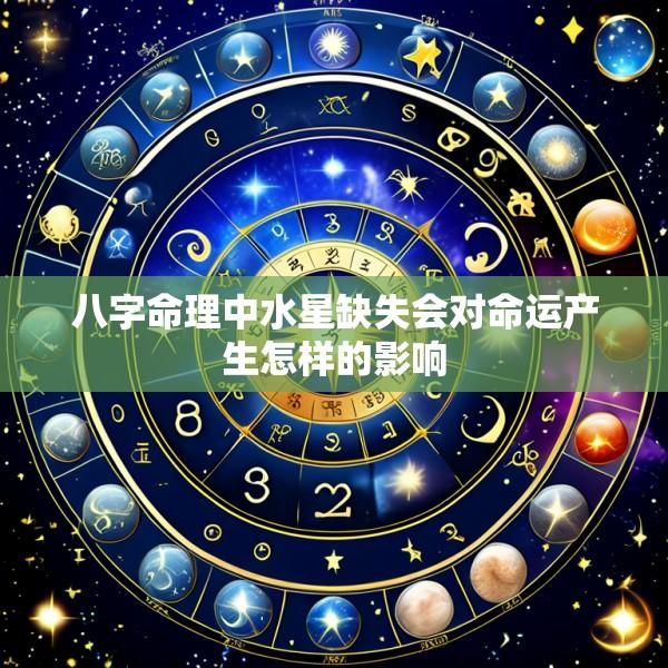 八字命理中水星缺失会对命运产生怎样的影响