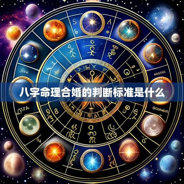 八字命理合婚的判断标准是什么