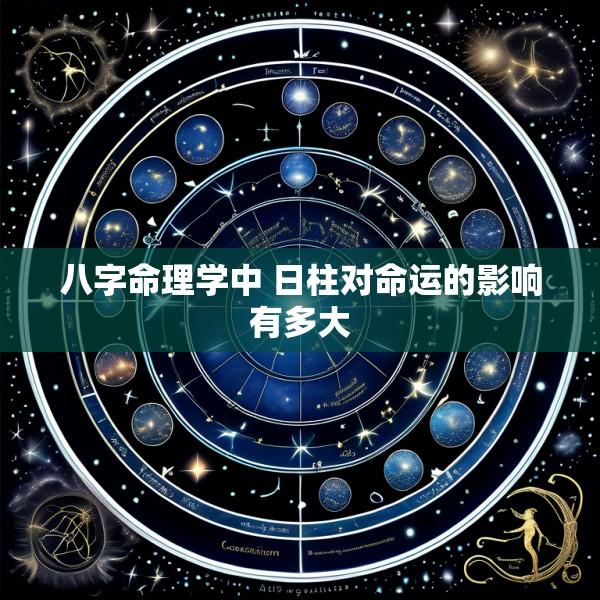 八字命理学中 日柱对命运的影响有多大