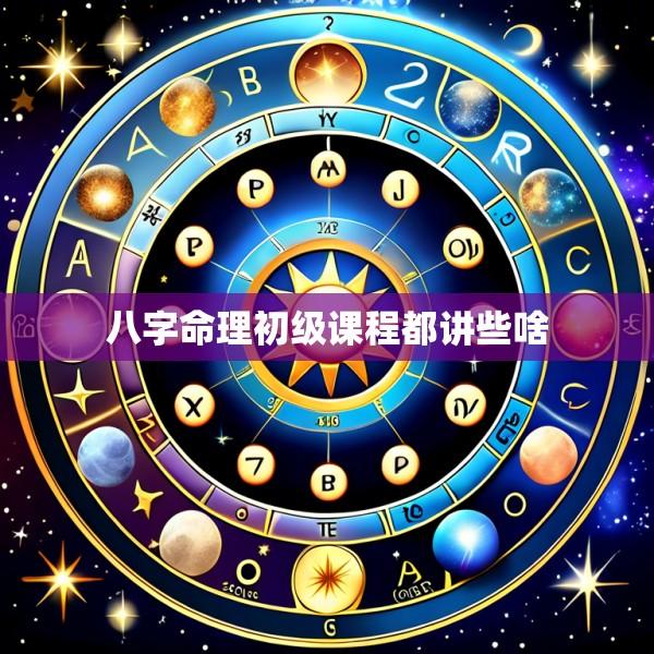 八字命理初级课程都讲些啥