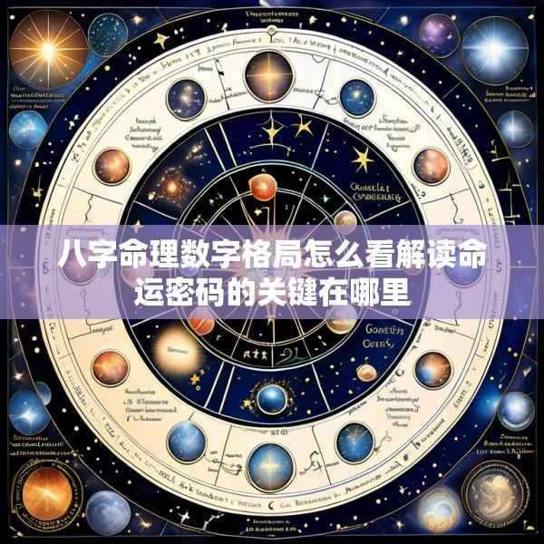 八字命理数字格局怎么看解读命运密码的关键在哪里