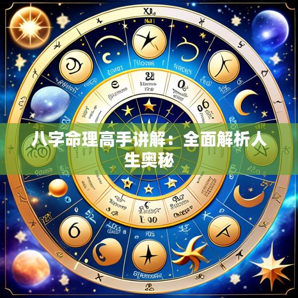 八字命理高手讲解：全面解析人生奥秘