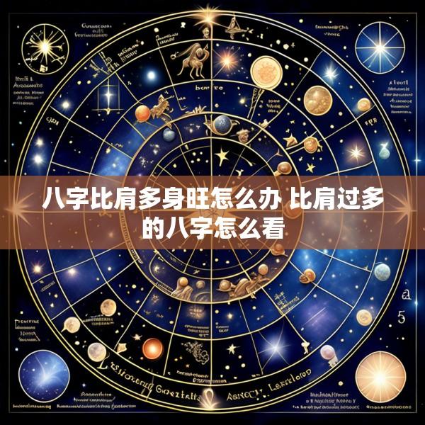 八字比肩多身旺怎么办 比肩过多的八字怎么看