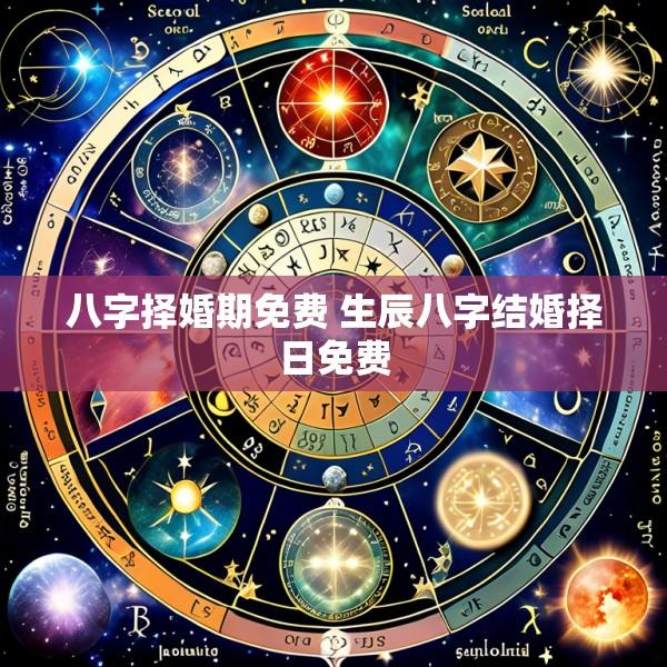 八字择婚期免费 生辰八字结婚择日免费