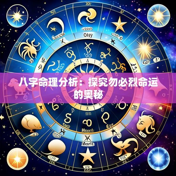 八字命理分析：探究勿必烈命运的奥秘